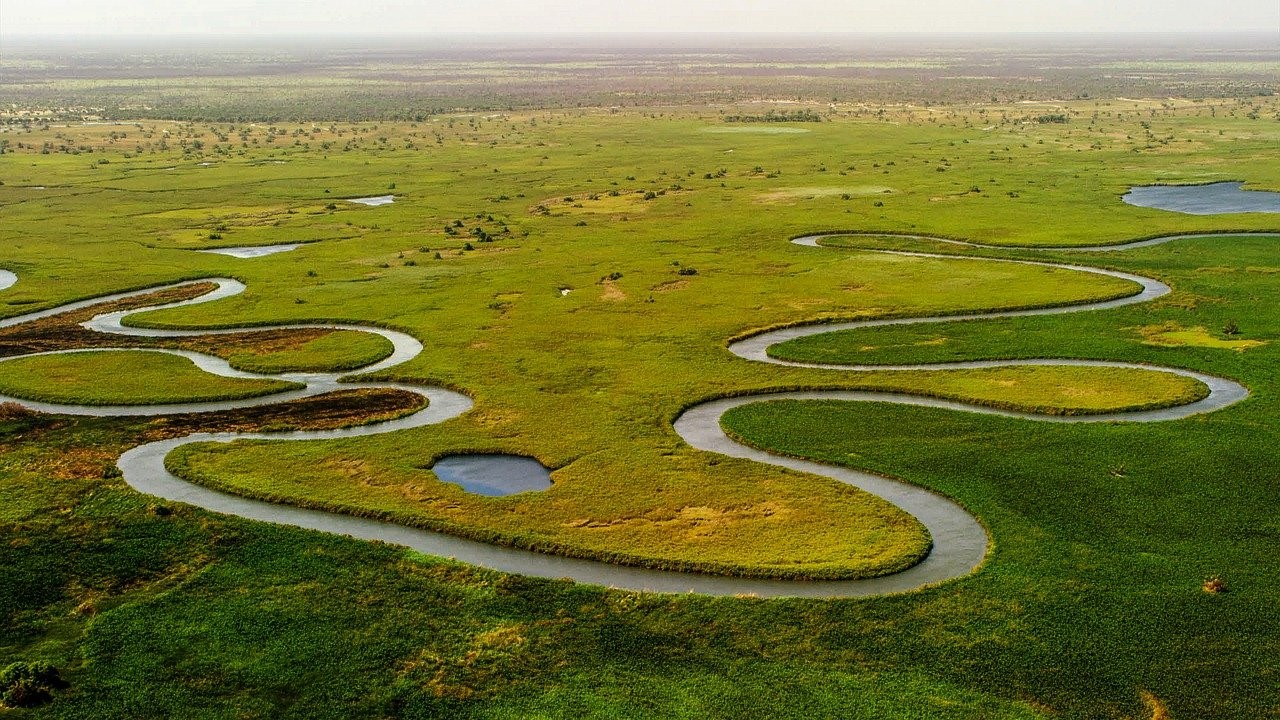 Okavango-Delta-Fluss Afrika